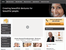 Tablet Screenshot of northeastprosthodontist.com